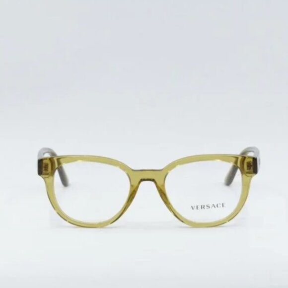 NEW VERSACE HONEY COLOR 49MM EYEGLASSES - Picture 5 of 6